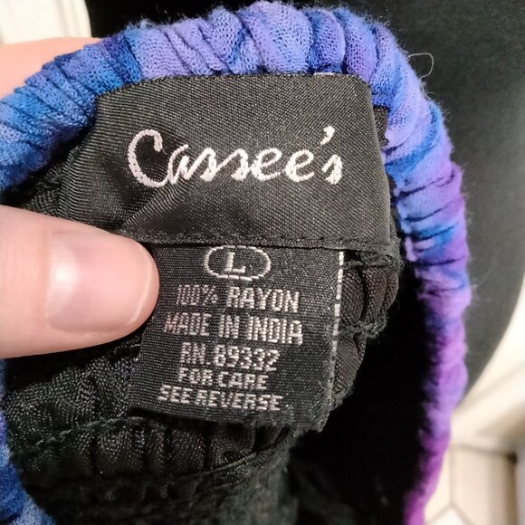 Vtg Y2K Midi Strapless Dress XL Boho Hippie Goth Whimsical Beaded Gold Accents - Picture 6 of 7